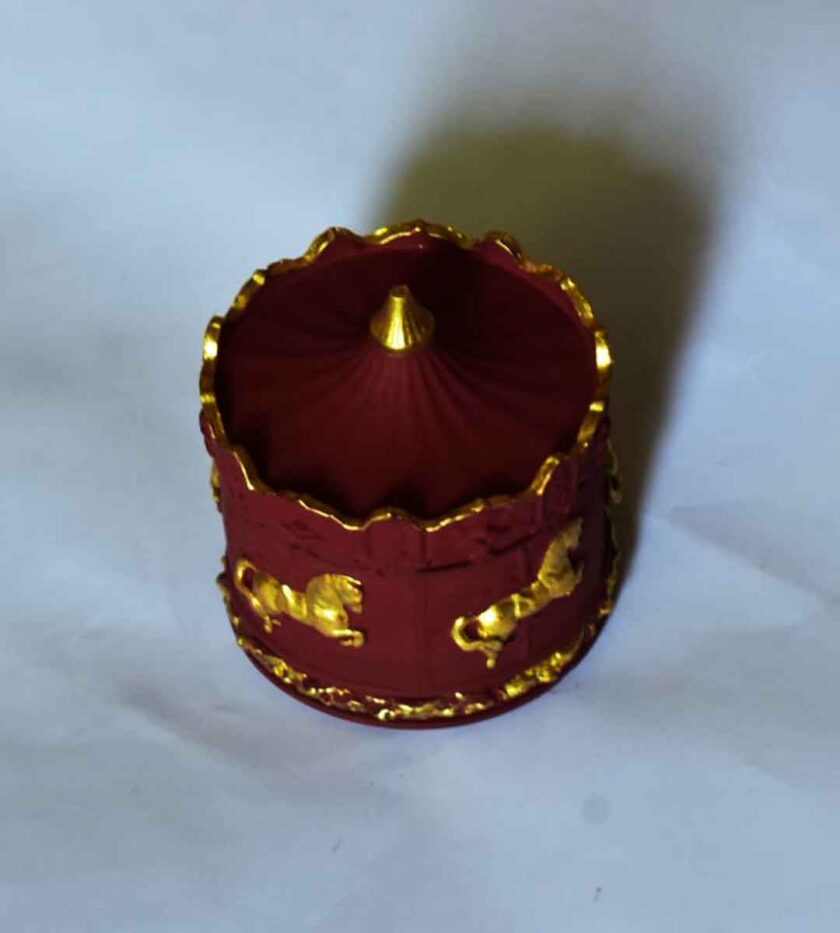 CAROUSEL JAR-MAROON