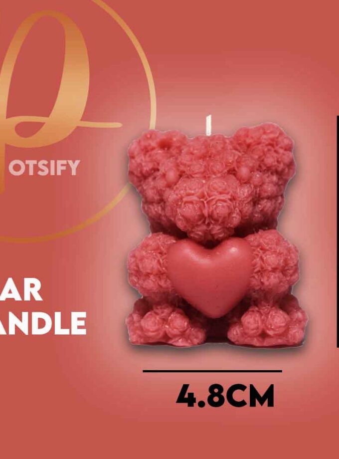 CHRISTMAS BEAR CANDLE