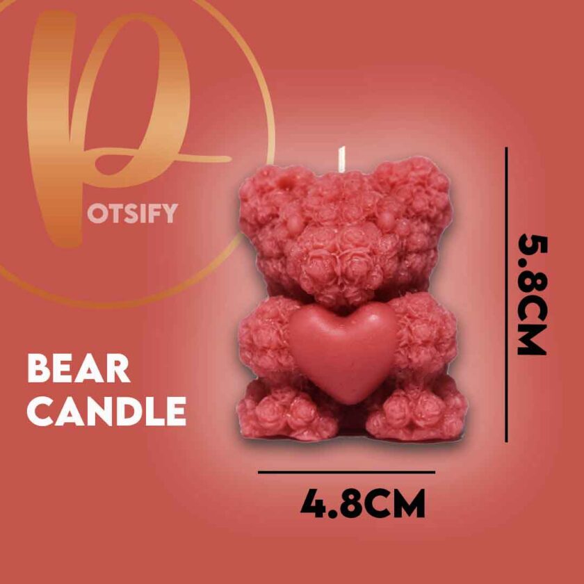 CHRISTMAS BEAR CANDLE