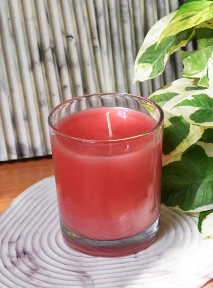 GLASS CANDLE