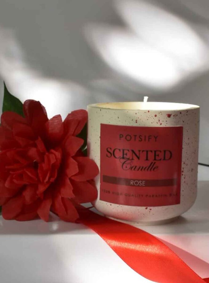Rose-Splash candle