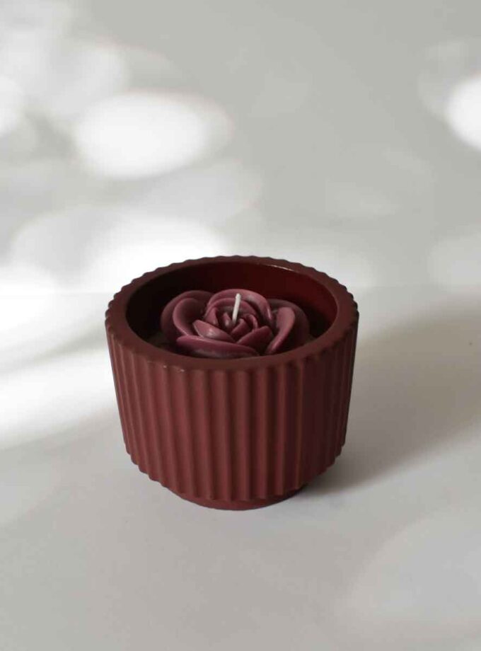 STRIPED SCENTED CANDLE