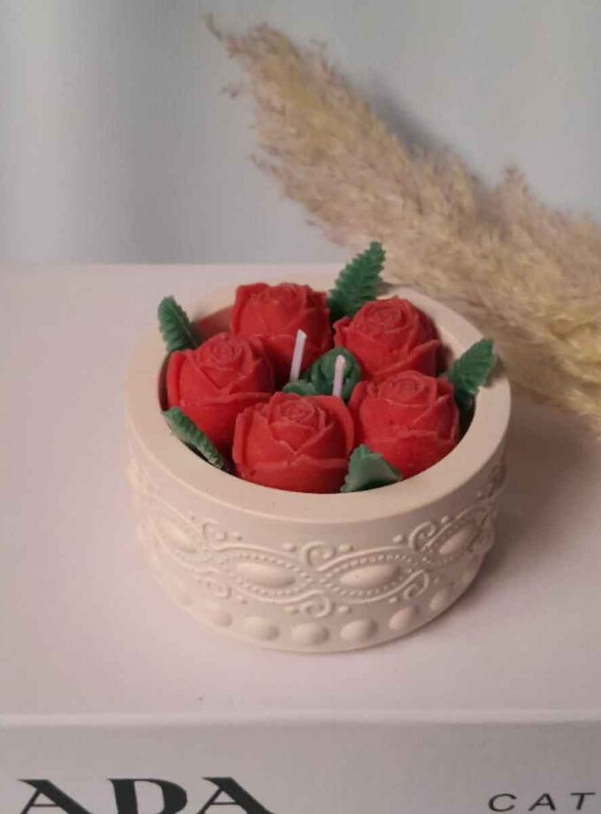 Rose Candle pot