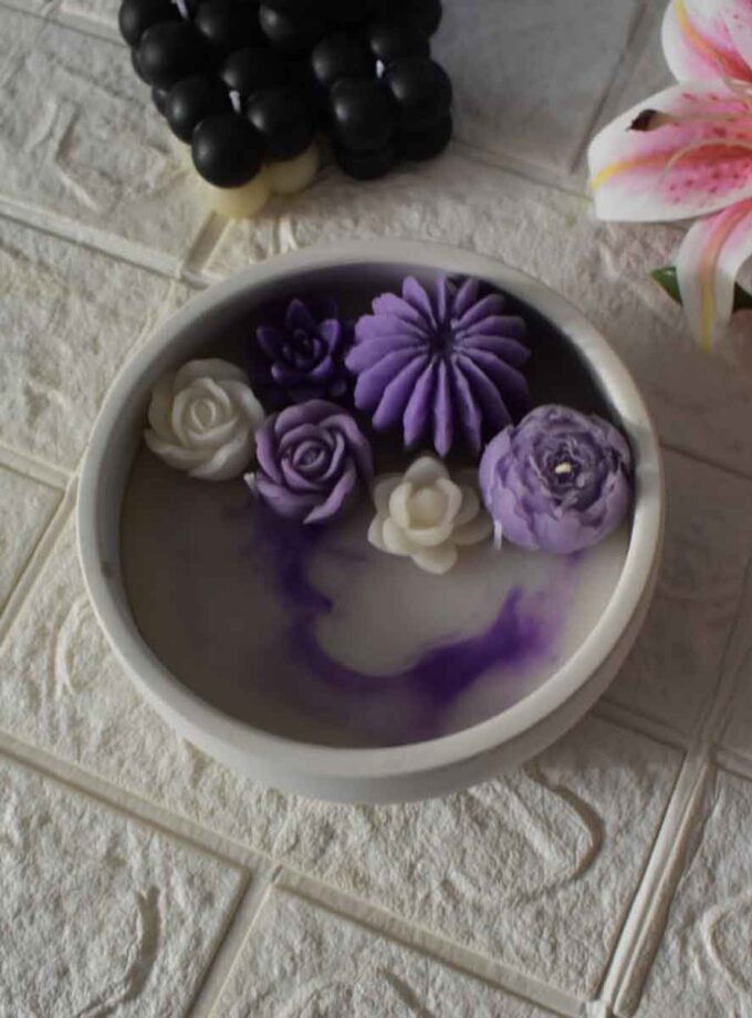 Succulent Bowl Candle