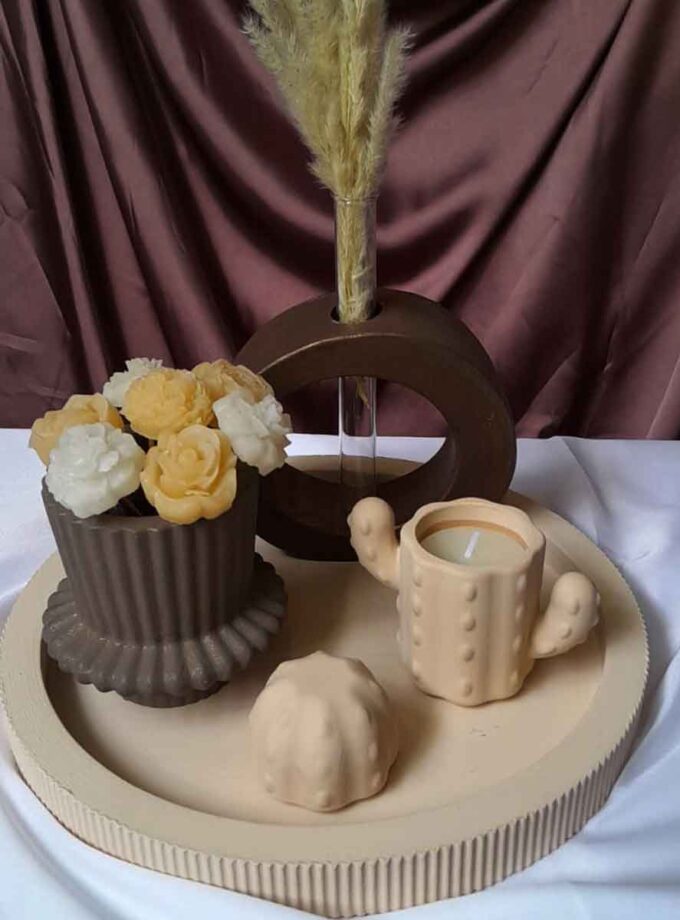 Desert Bloom Tray Set