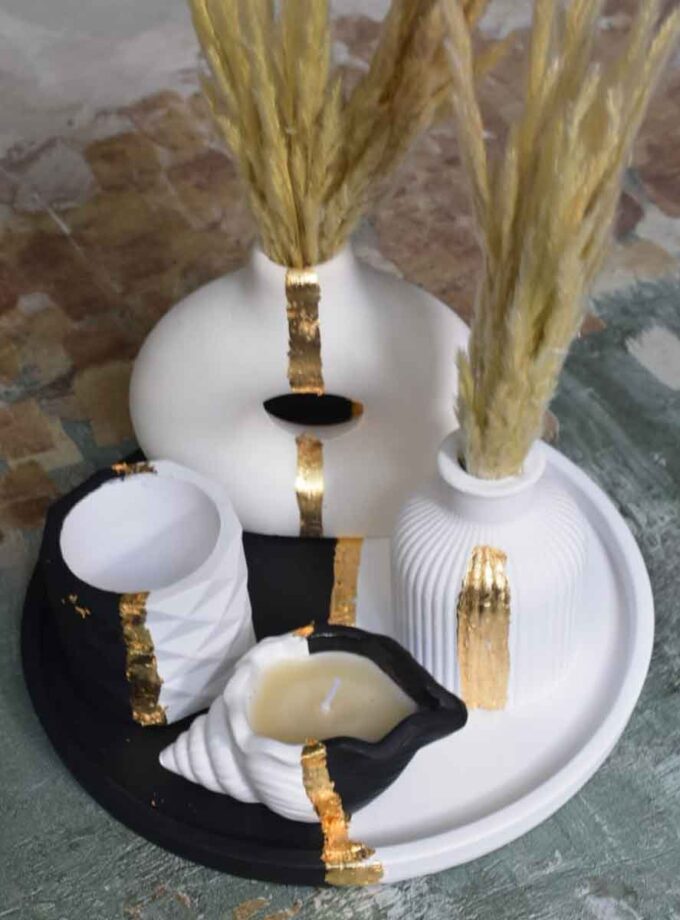 Noir Aura Décor Set