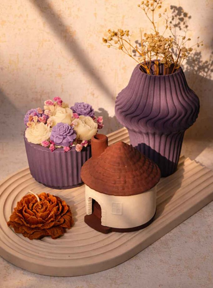 Lilac Serenity Table Set