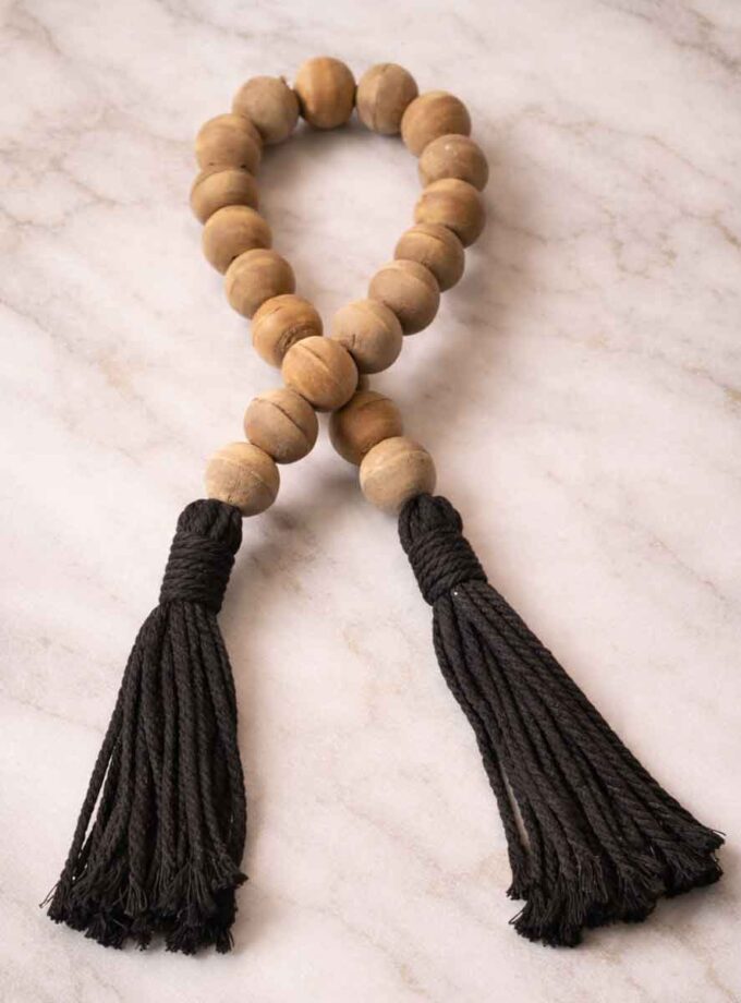 Natural Harmony Wood Bead Garland