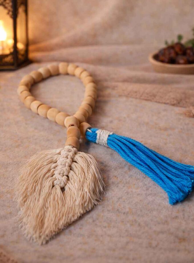 Decorative Wooden Bead Garland
