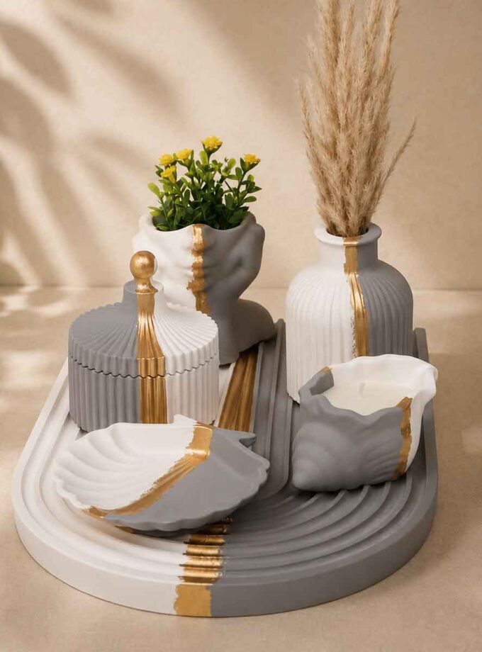 Moonlight Gold Decor Set