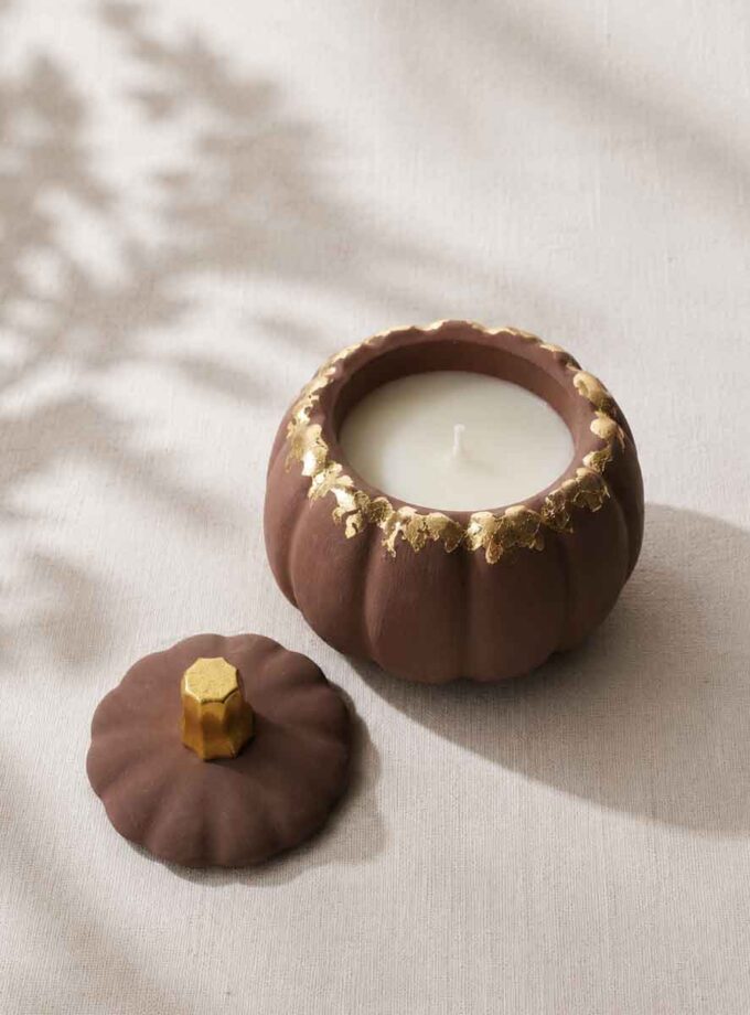 Pumpkin Candle jar