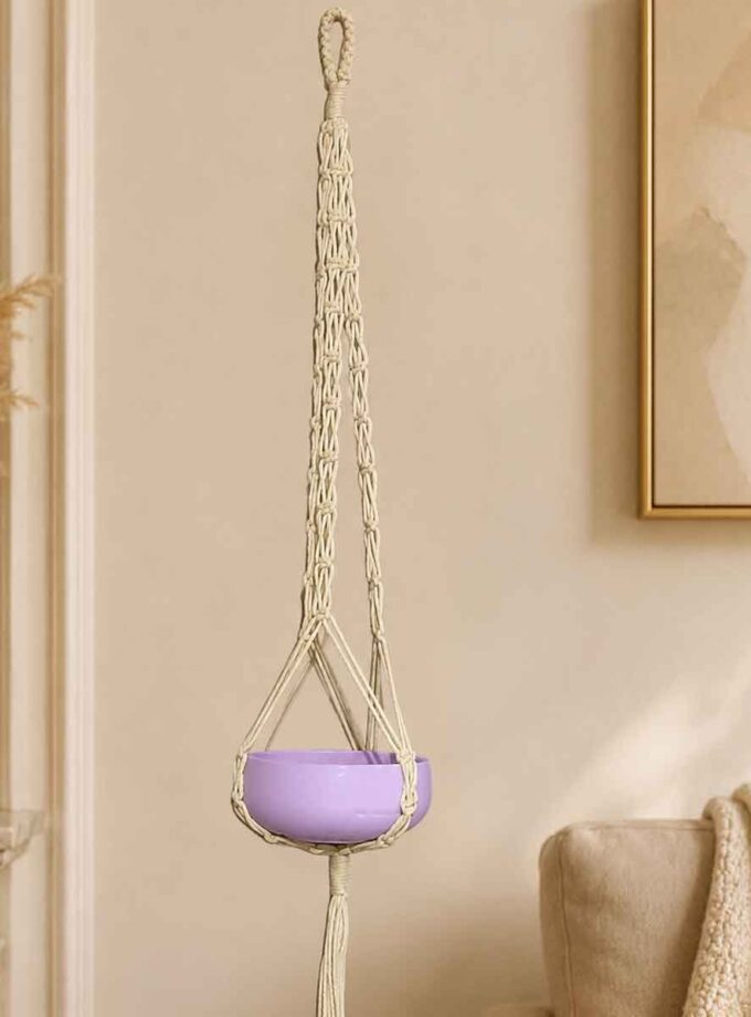 Boho Knot Hanging Planter